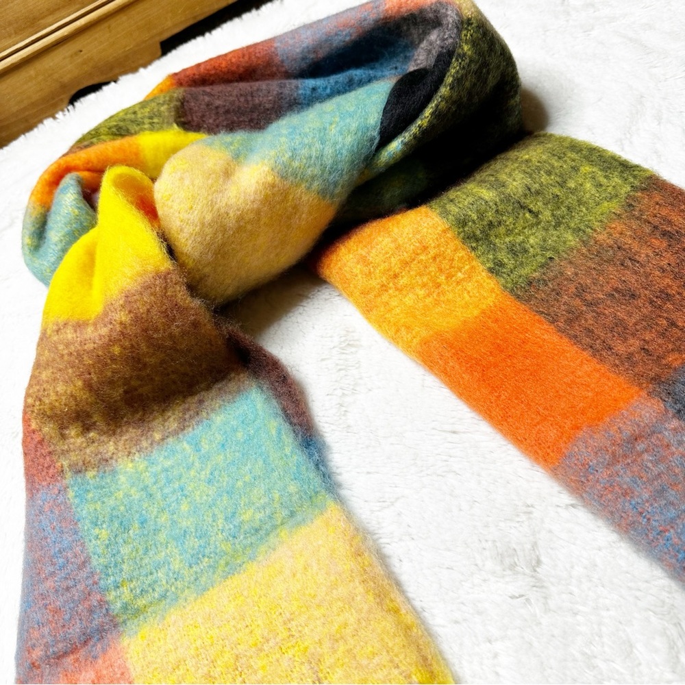 Nwt Revolve Hat Attack Studio Lofty Scarf Bright … - image 4